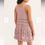 Free People Intimately  Voile Trapeze Lace Slip Dress Tunic in Misty Pink XS Photo 1