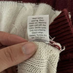 SO Sweater vest small oversized knit pull over sweater layering preppy equestrian Photo 7