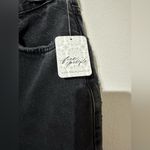 Free People NEW!!  FP Lasso 25 Straight High Waist Jeans Black Cowgirl Distressed Photo 4