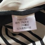 PHASOR Women's‎ M Stripe Blouse Top Flowy Neutal Business Casual Office White Size M Photo 6