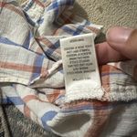 Alexander Jordan Blouse Cream/Multi Plaid, sz M Red Size M Photo 8