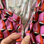 Diane Von Furstenberg  Pink Patterned Jumpsuit Photo 3
