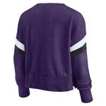 NCAA Washington Huskies Women's Crew Neck Fleece Sweatshirt in Purple, Small Photo 3