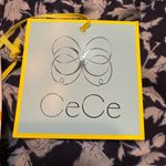 CeCe  Blue & White Linen Blend Open Blazer NWT size S Photo 5