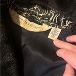 Victoria's Secret RARE Vintage  Collection Black and Gold Floral Rose Robe- Small Photo 2