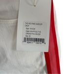 MOTHER The Mid Rise 28 Dazzler Crop in Whipping The Cream Pink Racer Red Photo 8