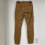 7 For All Mankind Tan Faux Suede Skinny Leggings Pants Womens 2 Fall Casual Photo 9