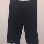 Zoey & Beth Black Pull On Comfy Lounging Capri Leggings Photo 0