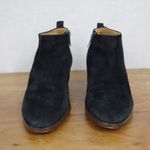 J.Crew  ladies' Black Suede Zip Up Ankle Boots Size 9.5 Photo 7