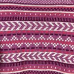 Columbia Winter Worn II Pink Purple and White Fair Isle Cozy Ski Sweater Large Photo 4