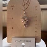 Charter Club Faux Pearl Cluster Earrings – Macy’s Photo 3