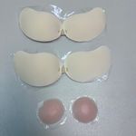 None Invisible Adhesive Strapless Bras Set Photo 3