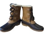 Eddie Bauer Women's Faux Fur Lined Comfort Footbed Duck Boots Size 6 NIB Photo 6