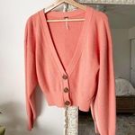 Free People Big Plans Ribbed Cardigan Sweater Photo 0