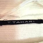 T Tahari  Diagonal Colorblock‎ Dolman Sweater Women's Large Black White Career Photo 4