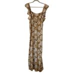 Madewell NWT  Angelina Sleeveless Yellow Tan Maxi Slip Dress Size 12 Photo 1