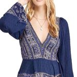 Free People My Love Mini Indigo Dress Size Small Photo 2