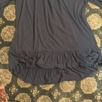 Design History  large off shoulder scoop top ruffle bottom tunic Photo 3