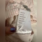 Urban Outfitters Pink and White Pinstripe High Waist Shorts Small Photo 8