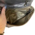 Sondra Roberts Leather Metallic Convertible Crossbody Bag Gold Purse Photo 8