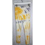 ZARA  High Waisted Ribbed Knit Tie Dye Leggings Photo 2