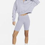 Nike NWT Women's Sportswear Essential Mid-Rise 10" Biker Shorts Purple Size XS Photo 0