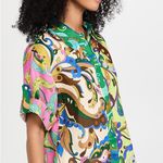 Alemais Yvette Floral Print 100% Linen Shirt US6 NWOT Pink Size 6 Photo 1