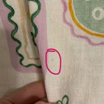 Paper Heart  Destination Travel Graphic Strapless Linen Maxi Dress Size Medium Photo 8