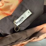 House Of CB  Mariamma Dark Brown Floral Printed Satin Maxi Dress M Photo 13