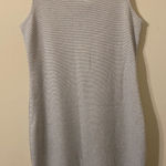 ZARA New NWT Trafaluc Black and White Striped Midi Dress Size Large Photo 0