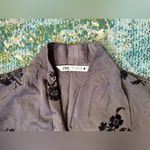 ZARA Vintage sequin satin formal layering top, size medium Photo 8