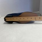 BETTY Navy Blue Suede Studded Ankle Boots Pointed Toe Zipper Closure Size 6M Photo 5