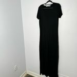 Michael Stars  black maxi dress with slit size medium Photo 2