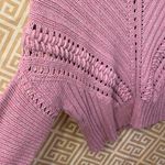 Current Air  Textured Knit Sweater in Dusty Pink Photo 5