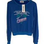 Wildfox DREAM SCENE Vacation Forever Sweatshirt SZ Extra Small NWT Photo 4