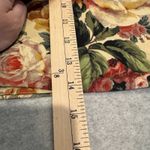 ZARA  Romantic Cottagecore Floral Crop Top Womens Medium Tan Pink Photo 7