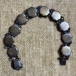 VINTAGE / ANTIQUE JAPANESE DAMASCENE BRACELET HANDMADE ARTISAN GOLD SILVER Black Photo 3