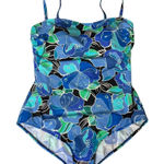 Seekers Australia Swimsuit 16 Blue One Piece Built In Bra Padding Photo 0