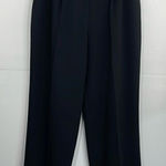 Anne Klein  Black Pleated Straight Leg High Rise size 8 Photo 0