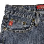 Mudd  Low Rise Flare Jeans Size @30"x31" Super Stretch Y2K 90s Retro Boho Slub Photo 9