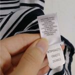 J. Jill Black & White Striped Oversized T Photo 4