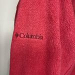 Columbia Full Zip Fleece Women’s Long Sleeve Jacket Medium Red EUC Photo 5