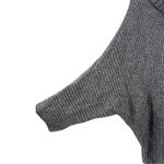 Loft  gray wool cowl neck S sweater dolman sleeves batwing knit winter fall Photo 1