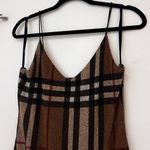 Plaid London Mini Dress Brown Size L Photo 4