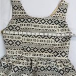 Freeway Apparel Freeway Black and Cream‎ Geometric Dress Photo 2