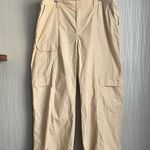 Wild Fable Cargo Wide Leg Pants Lightweight Elastic Waist Womans XL Tan Photo 0