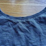 Pact  Women Size Medium Dark Gray Stripe‎ 100% Organic Cotton Top Casual Preppy Photo 12