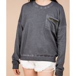 POL  Washed Pocket Sweatshirt‎ Photo 3