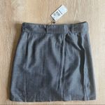 Mango Grey Belted Button Skirt NWT Photo 4