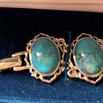 Jacqueline Kennedy Camrose and Kross JBK Faux turquoise link bracelet vintage Blue Photo 8